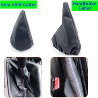 For BMW Car Shift Gear Stick Dust-proof Cover Handbrake Handle Cover Faux Leather For BMW E30 E36 E34 E46 Z3 Manual Model