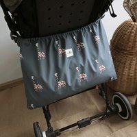 Large-capacity baby stroller storage bag, a baby stroller-specific storage bag designed for storing diapers, bottles, toys and s