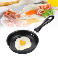 1Pc 12-18cm Small Frying Pan Non-Stick Thickened Cast Iron Frypan Pot Fried Eggs Saucepan Gas/Induction Kitchen Cookware