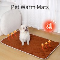 BIAI New Heating Pad Mat for Pets Dog Winter Warming Pad Breathable Cat Mat Washable Pet Diaper Pad High Absorbent Pet Mat