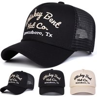 Unisex WHISKEY Letter Embroidery Baseball Net Caps Spring Summer Outdoor Adjustable Casual Hats Sunscreen Hat Sports Cap