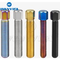 Wanyifa Titanium Bolts M8/M10x47mm hexagon head screws pitch 1.25mm for SUZUKI motorcycle chain slack adjuster