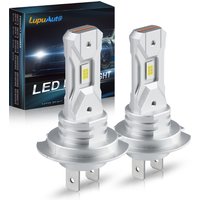 LupuAuto NEW H7 LED Bulbs 60W 18000LM Fanless Head Lamp Wireless Mini Size for Car Headlight CSP LED Bulb 6000K Xenon White