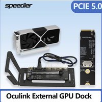 eGPU PCIe 5.0 X4 Oculink External GPU Dock Notebook External Expansion GPD Handheld Game Console/laptop Metal Stand for DIY