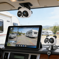 Cabin Care Wireless CarPlay Adapter 1080P HD Baby Car Camera 150° Wide-angle Night Vision split-screen Backseat Monitor