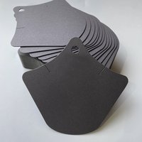 10PCS Necklace Display Cards White Black Blank Necks Paper DIY Handmade Jewelry Packaging Hanging Hole Cardboard Label Wholesale