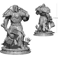 1/24 1/18 Resin Model The Paladin Warrior 3D Printing Figurine Unpaint No Color RW-010