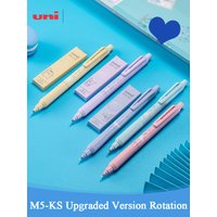 Uni M5-KS Mechanical Pencil Upgrade KURU TOGA Black Technology Self Roating Lead Kawaii lapiseira profissional For Kids Students