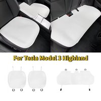 Ice Silk Cushion for Tesla Model 3 Highland 2025 Seat Cover Summer Breathable Cooling Pad Car Special Seat Cushion Accessories