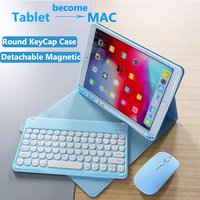 Keyboard with Case for Samsung Galaxy Tab A11 8.7 Inch 2025 X133 X135 Tab A9 X110 8.7 A7 Lite T220 T225 Magnetic Case with Mouse