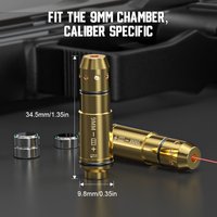 Kaseta treningowa z czerwonym punktem laserowym 9 mm do treningu strzelania pistoletem