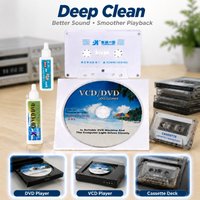 Laser Lens Cleanser Disk Pack Computer Optical Drive Cleaner Disc Remove Grime Maintain Reading Head Care Tool for Home Digital