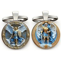 1PC Angel Sub Series Keychain Holy Angel Redemption Car Key Backpack Decorations Charms Pendent Key Ring Saint Michael Key Chain