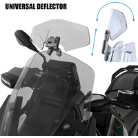 for R1300GS 450MT Tenere 700 R1250GS R1200GS Motorcycle Universal Deflector Spoiler Attachment Heighten Extension Windscreen