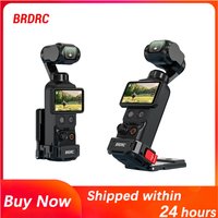 BRDRC Magnetic Mount for DJI Osmo Pocket 3/4,Multi-Function Expansion Bracket,Aluminum Alloy Desktop Base,Pocket 3 Accessories
