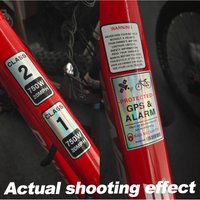 AliExpress NONE 6pcs Class 2 750W 20MPH Vinyl Warning Stickers for E-Bike Frame Decor