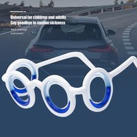 Anti-Motion Sickness Glasses – Lensless Liquid-Filled Goggles for Travel, Driving & Sea Sickness Relief, Adult & Kids