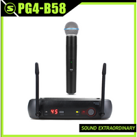 PG4 B58 Professional Wireless Microphone System Handheld Mic For Stage Speech Wedding Show Band Home Party Church