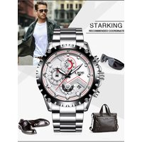 2026 LIGE Men Watch Fashion Quartz Watch Mens Top Brand Luxury All Steel Business Waterproof Sport Watch Relogio Masculino+BOX