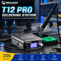 MECHANIC T12 Pro LED Digital Display Soldering Station Electric Soldering Iron Fast Heating Intelligent Anti-Static Thermostat