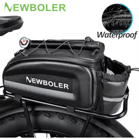 NEWBOLER 8L Hard Shell Bike Trunk Bag Multi Functional Waterproof Bicycle Rear Seat Frame Bag Bike Shoulder Bag Bike Accessories