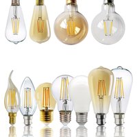 2PCS Retro Edison Light Bulb E27 E14 B22 220V A60 G45 ST64 G80 G95 G125 Filament Vintage Ampoule Incandescent Bulb Edison Lamp