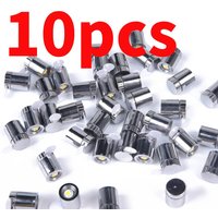 10Pcs Miniature Lights for Dollhouse,Miniature LED Lights for Handcraft,Mini Spot Lights Battery Operated(Warm White/white)