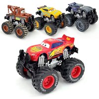 Pixar Cars Inertia Toy Car Monster Truck 1/55 Metal Die Casting Model Alloy Material Anime Figure Kids Toys Birthday Gifts