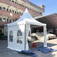 Outdoor Aluminum Alloy Peak Tent Sunshade Shelter Pavilion for Exhibitions And Sports Events Single Layer Camping Tent