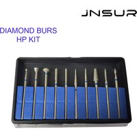 JNSUR Dental HP Diamond Burs KIT Technician Burs Cutting Drills Dentist Lab Material Steel Nail Jewery Polishing Dentristy