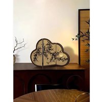 Decoration in Ancient Style Bamboo Screen Desktop New Chinese Style Living Room Tea Table Entrance Porch Side Cabinet Decoration