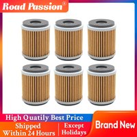 AliExpress Road Passion 1/2/4/6Pc Motorcycle Dirt Bike Oil Filter For YAMAHA Vp125 x YP125RA X-Max ABS YP125R Sport Buiness Xt250x Xt250 Xg250 Tric