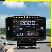 Original Lufi X1 revolution OBD OBD2 meter Smart Digital Multi English Version Gauge for car