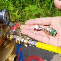 1Pcs Copper Quick Connector For Agricultural Dosing Plunger Pump High Pressure Hose Dispenser Connector Accessories