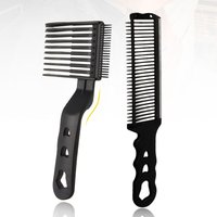 Men's Hair Cut Comb Flat Hair Push Cut Comb Barber Shop Comb Anti-Static Trimming Straight Hair Comb Styling Comb