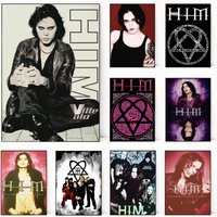 Cool Singer V-Ville V-Valo HIM Poster Versatile HD Waterproof Wall Art Self-Adhesive Decor for Any Space Ideal Gift