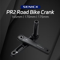 SENICX PR2 DUB Axis Bicycle Cranks 165/170/175mm Aluminum Integrated Crank Arm for Universal BB Gravel / Road Bike Cycling Parts