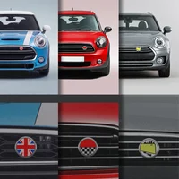 New For MINI Cooper S JCW Countryman Clubman Metal 3D Front Grill Emblem Badge Car Logo Exterior Decoration Accessorie Styling