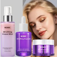 Korea Collagen Peptide 3D Lifting Face Cream Face Barrier Strengthen Repair Ampoule Essence Lasting Hydration Mist Skin Care