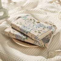 Retro Loose Leaf Notebook A5/A6 Diary Planner Cute Embroidery Cover Notebook 90sheets/180pages Notebook Wood Button Design
