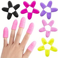 Silicone Nail Soak-Off Caps - Odorless, Professional Manicure & Pedicure Tool for Easy Gel Polish Removal