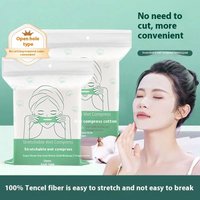 100 PCS Of Stretchable Wet Compress Cotton Pads Open Type Facial Moisturizing Makeup Remover Cotton Ultra-thin
