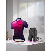 AliExpress NONE LIV women's cycling clothing summer cycling jersey short sleeved quick drying sportswear cycling bib outdoor cycling suit set