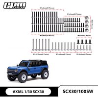 Axial Scx30 Steel Screws Set (100 Pieces) For AXIAL 1/30 SCX30 Ford Bronco 4X4 RTR