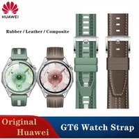 Original Huawei GT6 22mm Vegan Leather Strap for Huawei GT6pro 22mm Nylon and Fluoroelastomer Strap Milanese Titanium Bracelet