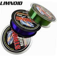 Limnoid 100m Nylon Fishing Line 3.8kg-21kg Shock Absorption Fast Water Cutting Fluorocarbon Coated Line For Saltwater Freshwater