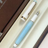 New Jinhao Long Knife Flexible Nib Fountain Pen Iridium Gold F 0.5mm Nib 0.7M Hongdian Tip EF High-end Stationery Office Ink Pen