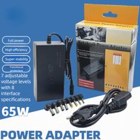 65W Universal Portable AC Laptop Power Adapter 12V 15V 16V 18V 19V 4.5A 20V 24V Charger For Toshiba Hp Asus Acer Sony Lenovo