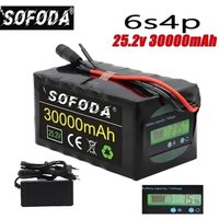 AliExpress ALalito NEW 18650 Powerful Battery pack 24V 6S4P 30Ah, Bicycle Battery with Capacity Indicator, BMS 25.2V