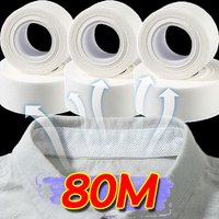 Disposable Anti-dirty Collar Sweat Absorbing Pads Self Adhesive Breathable Neck Pad White Shirt Hat Sweat Absorbent Rolled Tape